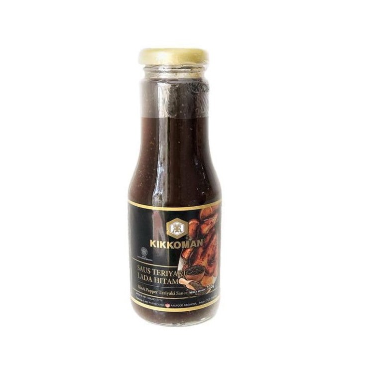 Kikkoman Black Pepper Teriyaki Sauce - Saus Teriyaki Lada Hitam 300g