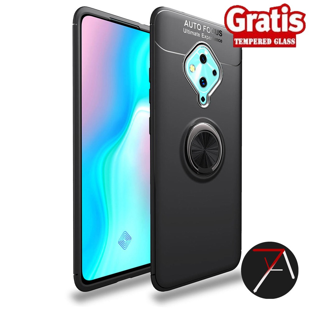 Vivo S1 Pro S1Pro Invisible AutoFocus I Ring iRing Soft Case SoftCase TPU Cover Casing Tempered Glas