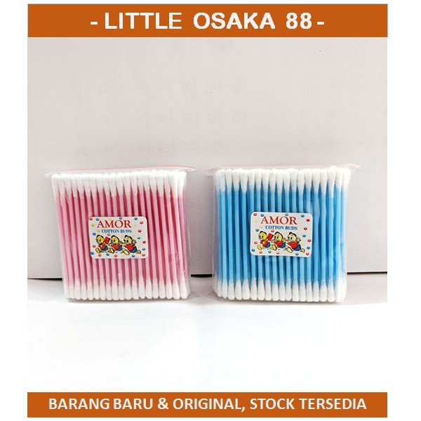 Amor Cotton Bud Besar isi 12 pack kecil