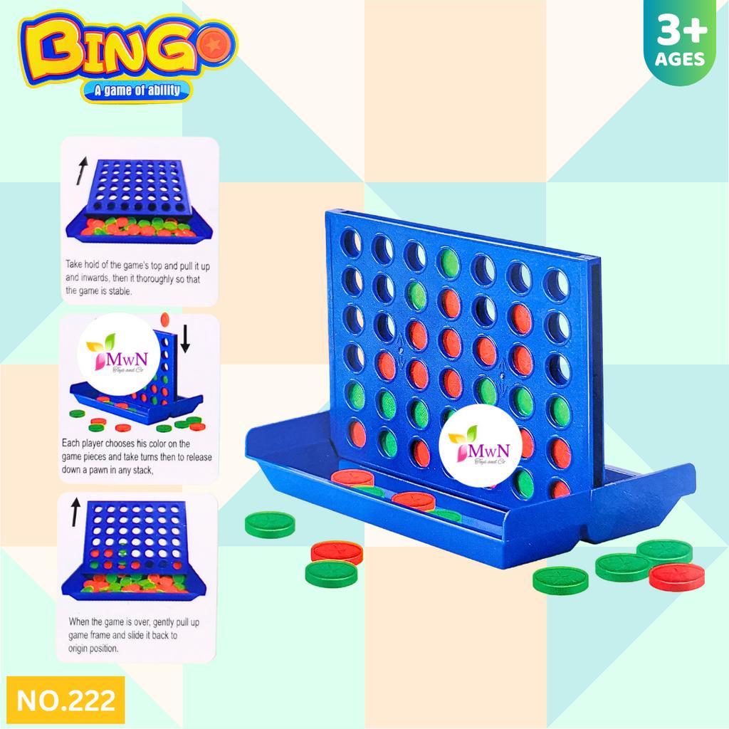 MWN Mainan Edukasi Line up BINGO Board Game No.222