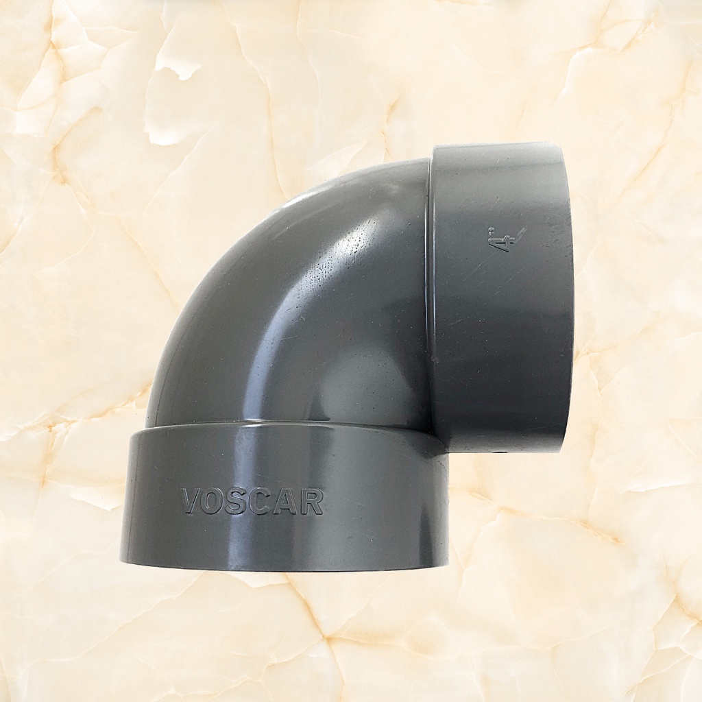 Elbow Knie/Knee PVC 4" (inch) VOSCAR