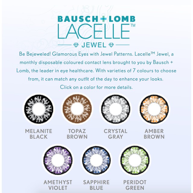 Softlens Bulanan Warna Bausch and Lomb / Lacelle Bausch &amp; Lomb Monthly / Bausch + Lomb Soflen Color