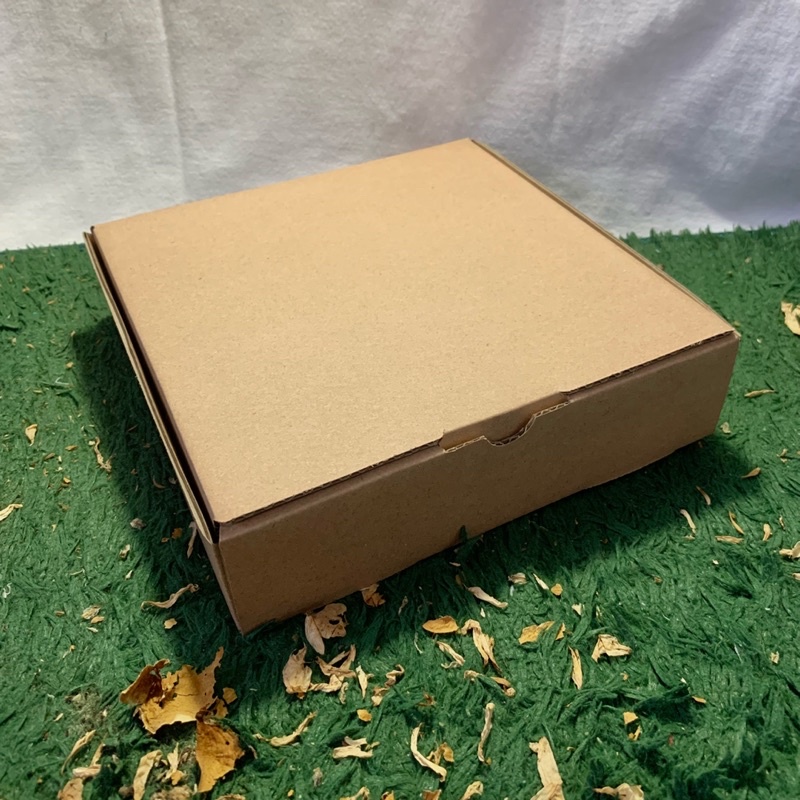 Kardus Die Cut 20x20x5 - Karton Box Dus Packaging Hampers Pizza Baju Kue Roti Brownies Polos Murah-5