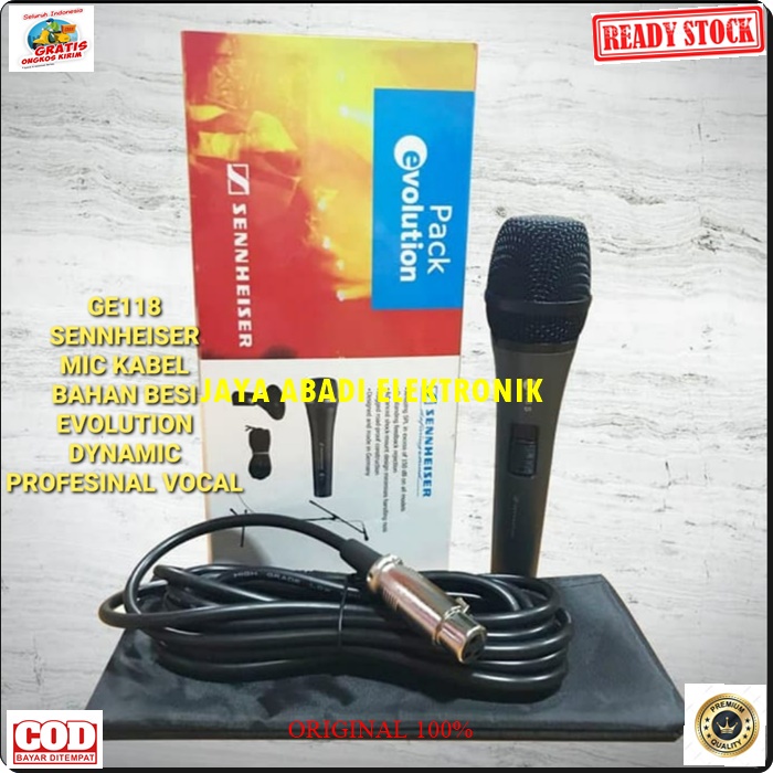 G118 SENHEISER MIC KABEL KARAOKE LEGENDARY DYNAMIC MIKROPON MIK MICROPHONE CARDIOID MIKROPHONE MEETING METING CABLE VOKAL ARTIS VOCAL AUDIO SOUND BEST SISTEM SENNHEIZER SENHEIZER PROFESIONAL PRO PENGERAS SUARA HIFI METAL FULL BESI SUARA SENSITIF MC PIDATO
