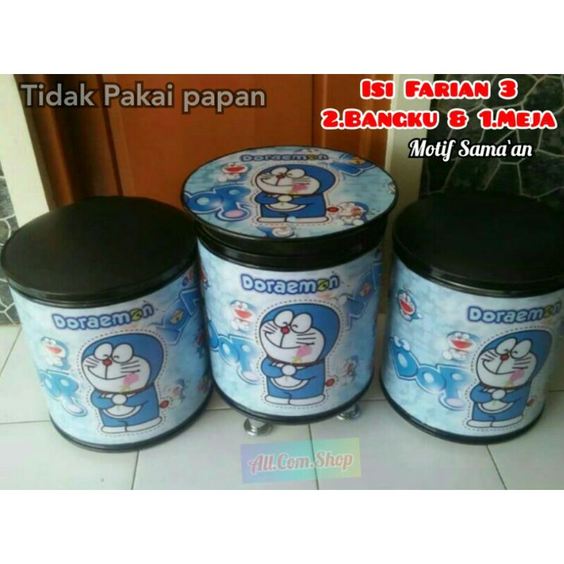 Kursi tong Anime / Stool Tong Animasi Doraemon 1.Sett