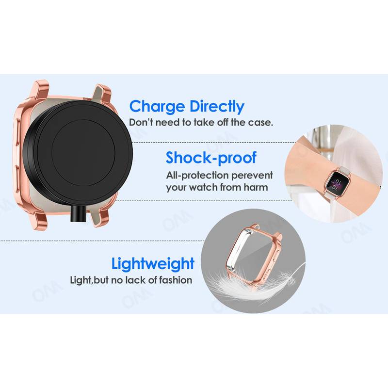 Pelindung Layar Smartwatch Garmin Venu Sq Ultra Slim Lembut Bumper