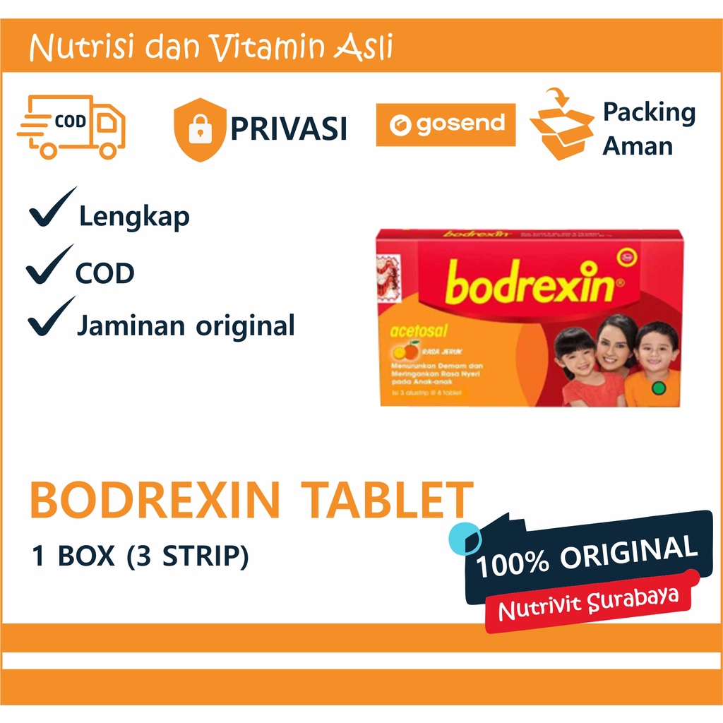 BODREXIN TABLET HISAP (1 BOX)