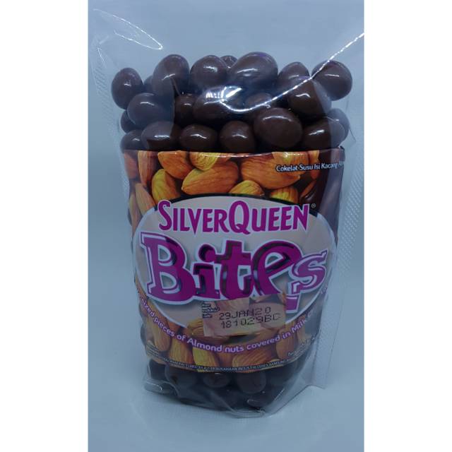 

COKLAT SILVERQUEEN BITES ALMOND / MEDE KILOAN KEMASAN 500gr