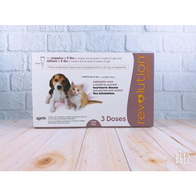 TERLARIS Revolution Obat Kutu Kucing/Revolution Obat Kutu Anjing Asli