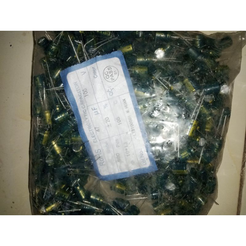 elko 100v47uf baru siap ecer per pcs