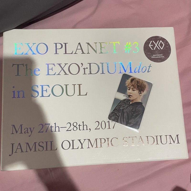 PC PHOTOCARD XIUMIN EXORDIUM DOT LIVE PB PHOTOBOOK EXO