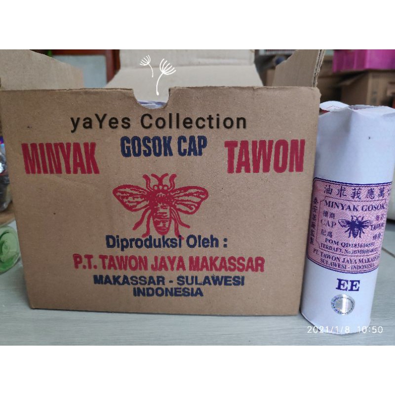 Minyak gosok cap tawon ORI CC DD EE FF asli makasar ORIGINAL obat batuk sakit perut mual gigi pijit 20 30 60 90 ml