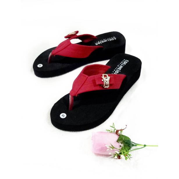 SANDAL WEDGES WANITA - SANDAL WANITA JAPIT PITA - SANDAL SPON - SANDAL JAPIT (KODE PITA BROS)