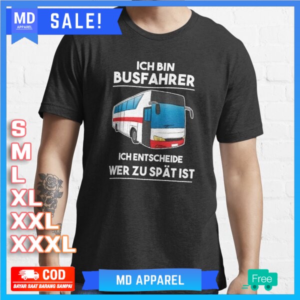 Kaos Baju Bus Driver I Decide Who Is Late Bus 336857 Premium