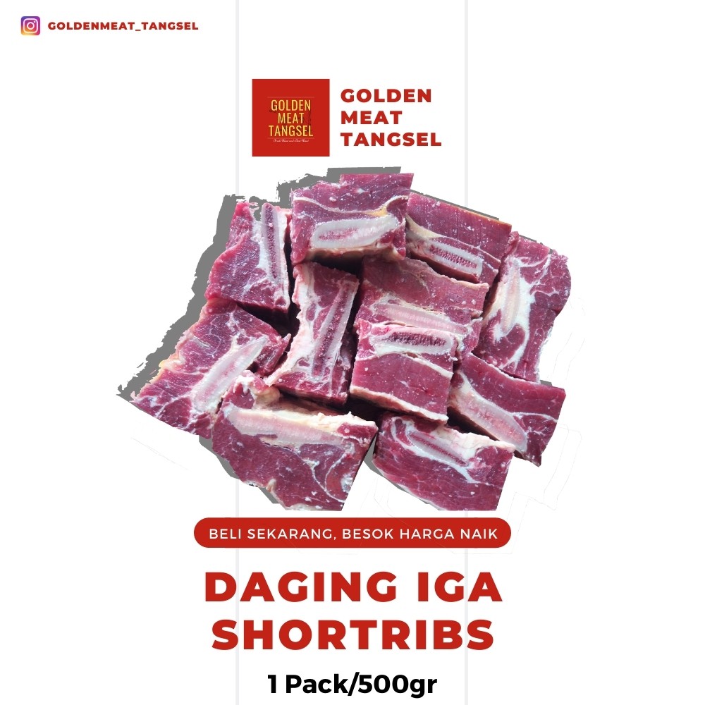 

Iga Sapi Shortribs Premium - Daging Sapi Berkualitas & Fresh - 500gr - Tangsel