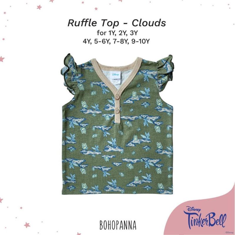 BOHOPANNA RUFFLE TOP DISNEY