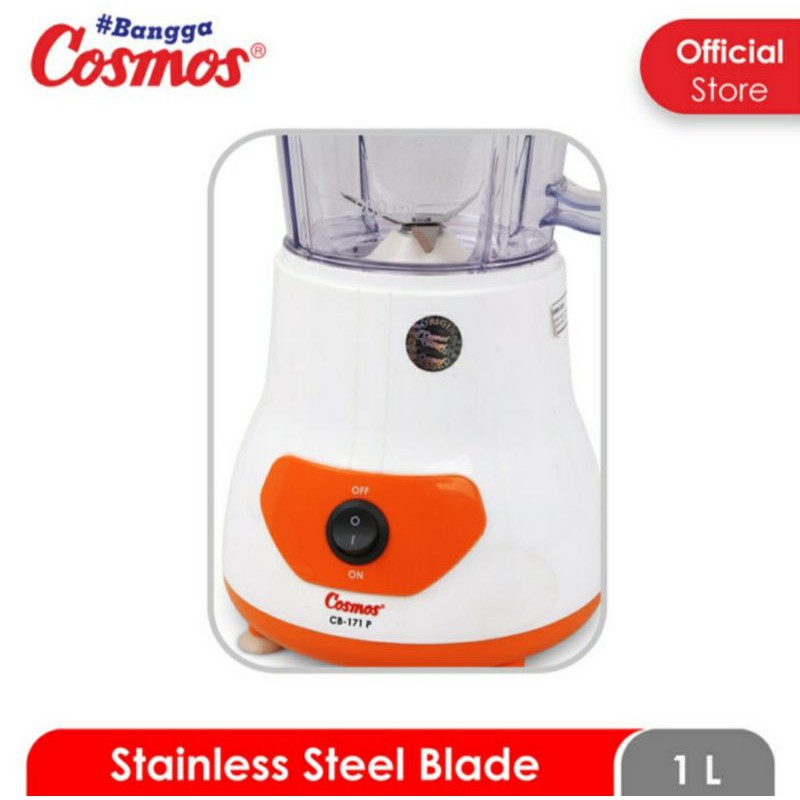 Blender Plastik Cosmos CB 171P Kapasitas 1 Liter Blender Cosmos 2 in 1 Blender Cosmso CB 171 P