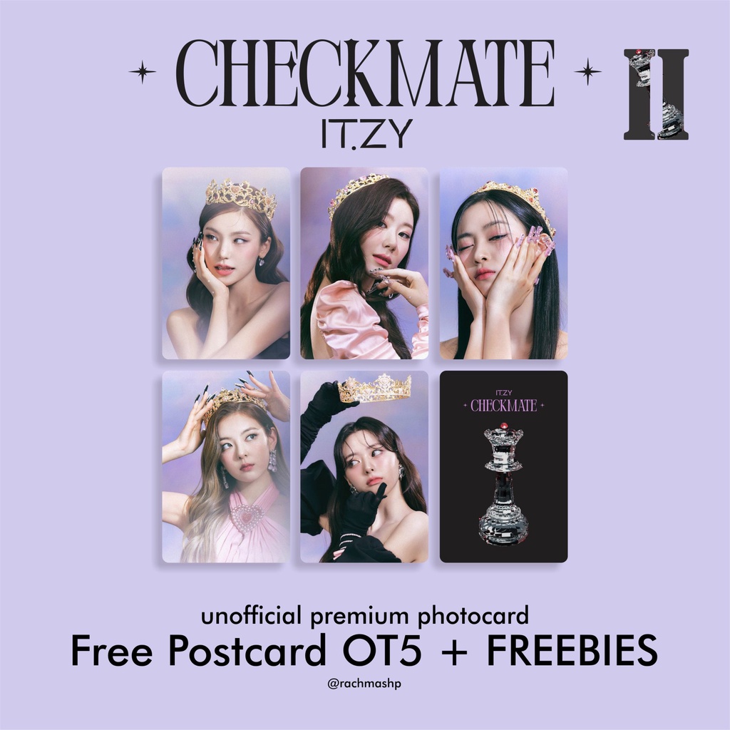 PHOTOCARD/PC Checkmate (Sneakers) ITZY II  - Unofficial