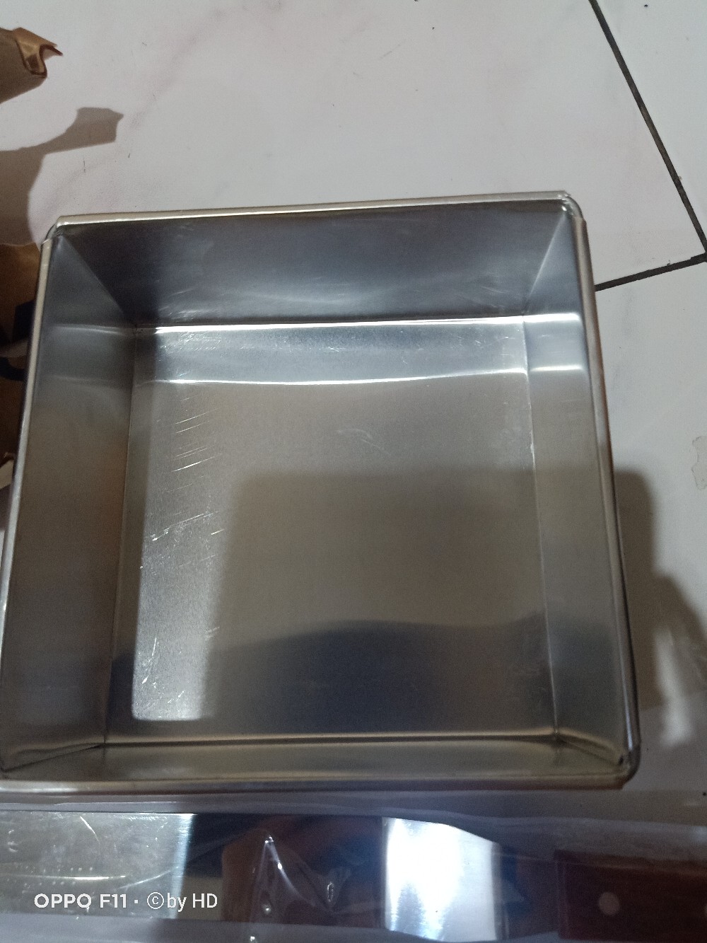 Loyang Kue Persegi Uk. 14 - 26 Tinggi 7cm