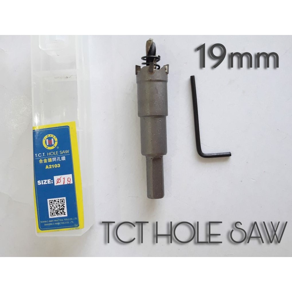 HOLE SAW  MATA BOR / HOLE SAW / BOR PLONG TCT 19MM MATA BOR