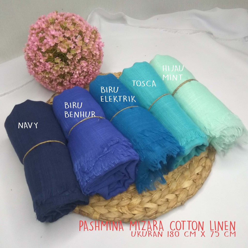hijab/jilbab pashmina shawl mizara finishing Rawis 180 x 75 cm-8