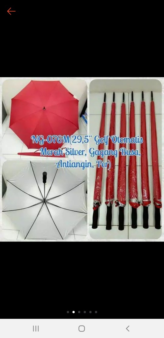 Payung Golf Besar Payung Jumbo Dan Payung Hujan (min. 2pcs)