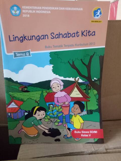 Harga satu paket buku tematik k13 untuk sd/mi kelas 5 tema 7,8,9 semester 2 edisi revisi 2017