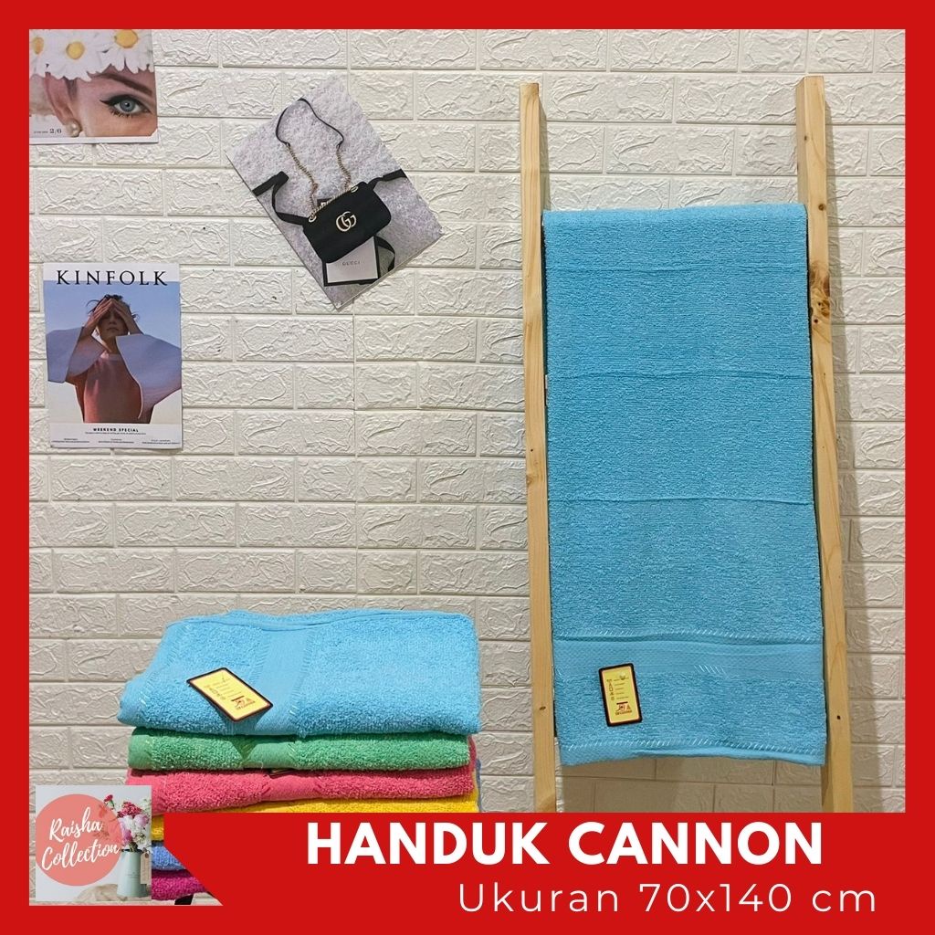 RC Handuk Mandi Dewasa Cannon Import Jumbo Ukuran 70x140 cm