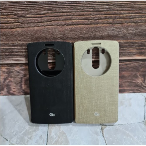 SMART FLIP COVER CASE LG G3 ORIGINAL RESMI