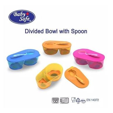 Babysafe Baby Safe Divided Bowl with Spoon AP010