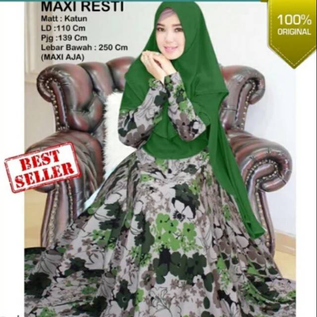 Gamis syari busana muslim wanita-gamis muslim terbaru