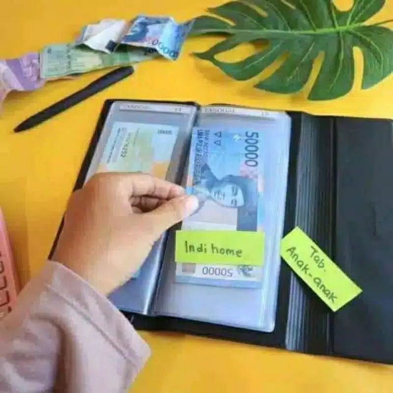 Dompet Pintar  Wallet Organizer Pengatur Keuangan Bulanan
