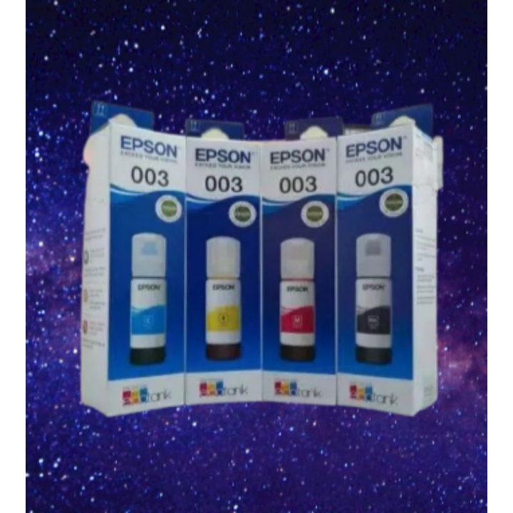 1 set tinta epson 003