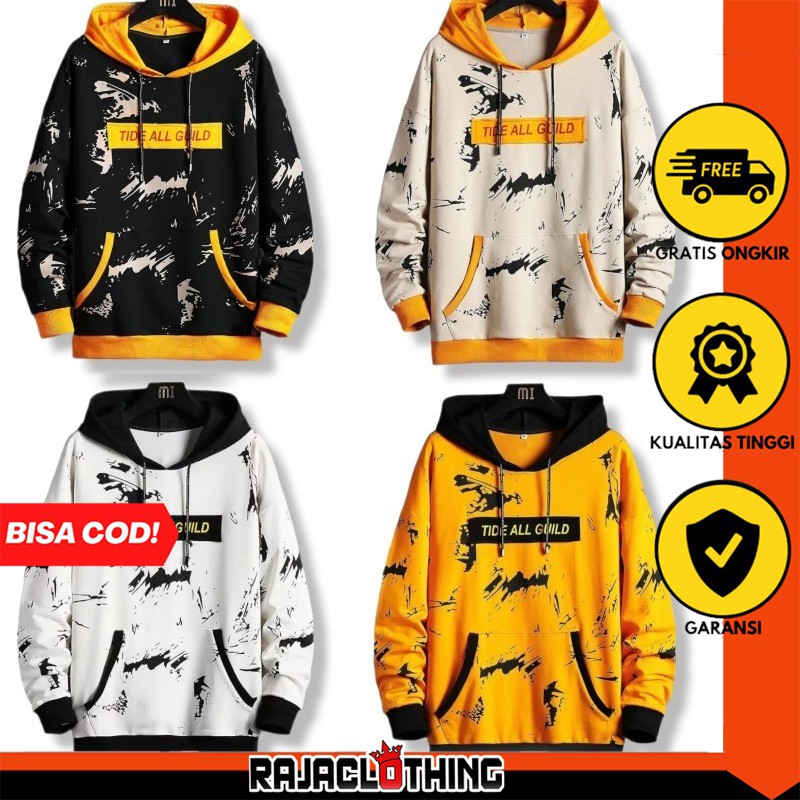 RCL - JAKET TIDE ALL GUILD - Sweater Hoodie Pria Remaja Dewasa Kekinian Korean Style || Jaket Cowok Keren