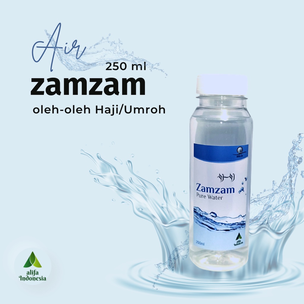 

Air zamzam asli air zamzam original barcode 100% 250 ml
