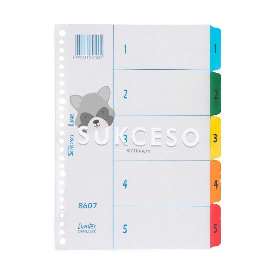 

Bantex B5 8607 1-5/ Pembatas Buku/ Kertas Murah