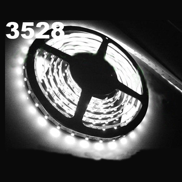 24V DC cahaya PUTIH Flex Led Strip 3528 SMD waterproof 5 meter