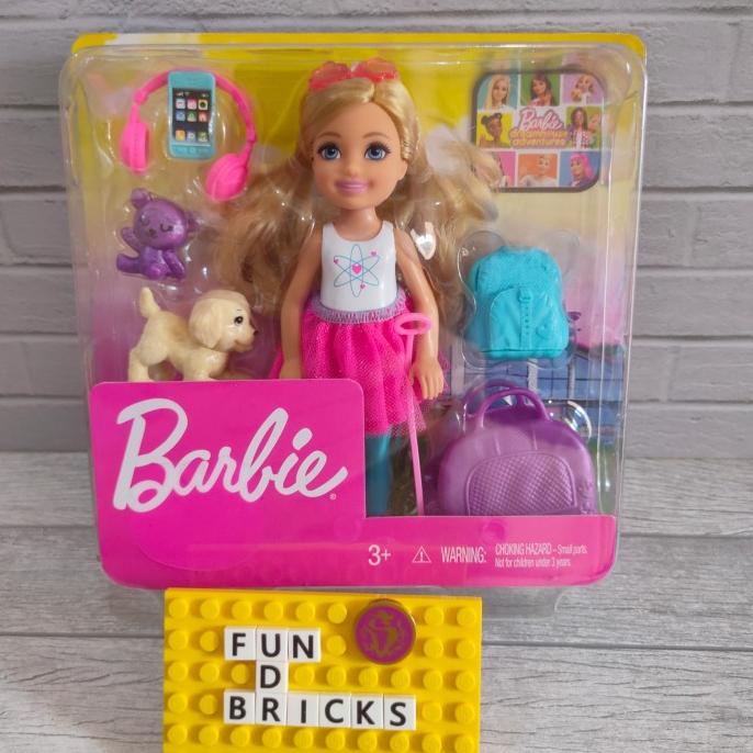 Barbie Chelsea Travel Doll Boneka Mainan Barbie