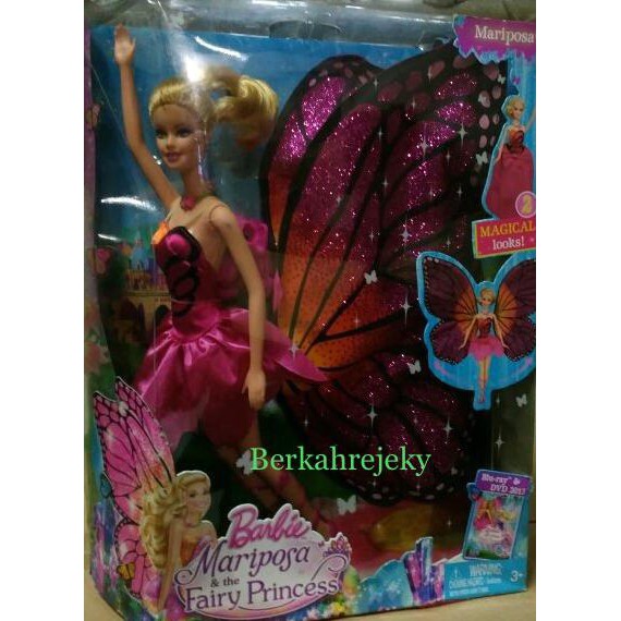 MURAH MERIAH BONEKA BARBIE MARIPOSA & THE FAIRY PRINCCES ORIGINAL