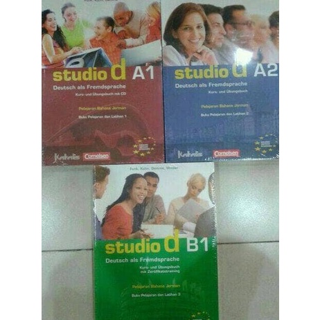 Studio D A1,A2 dan B1 Buku Bahasa Jerman Plus CD