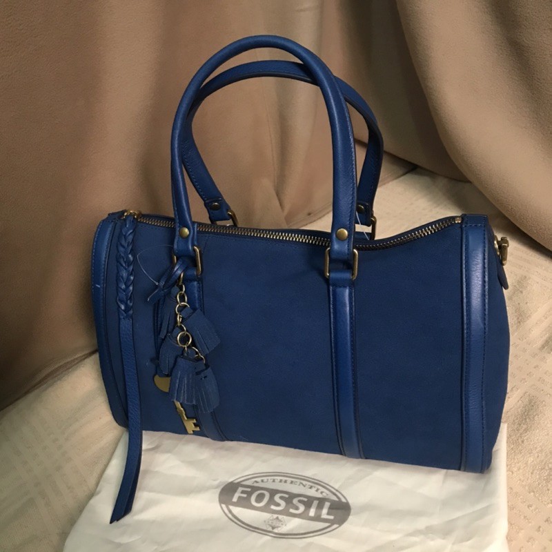 Preloved - FOSSIL Kendall Satchel in Marine