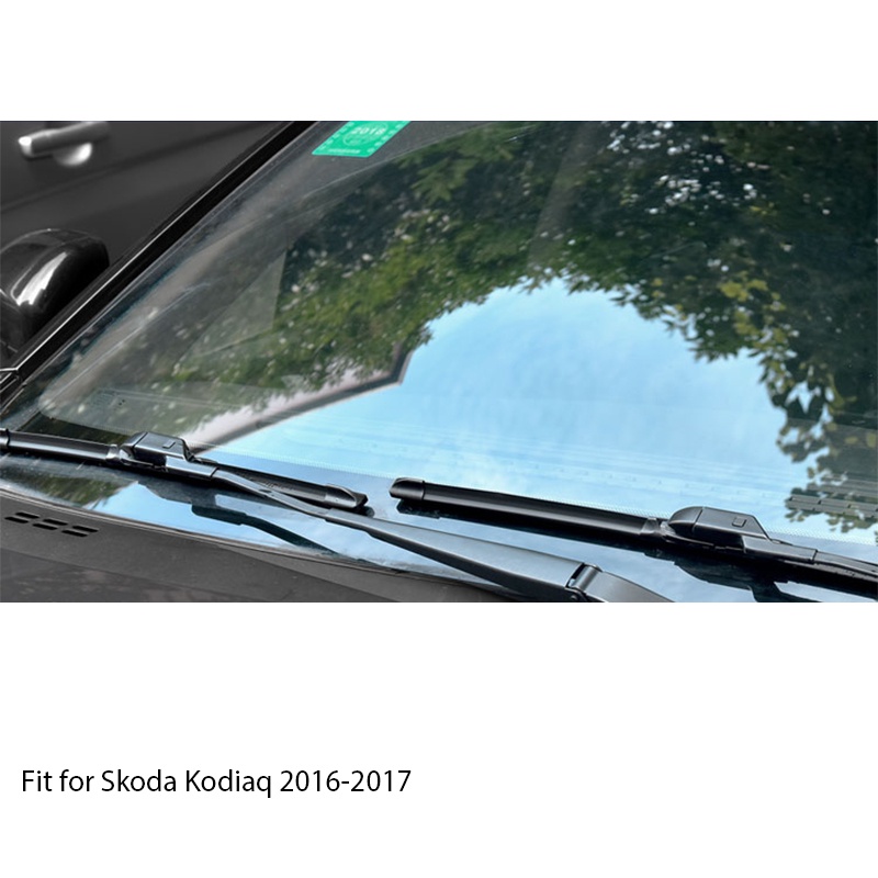 1 Set Karet Wiper Kaca Depan Mobil Pengganti Untuk Skoda Kodiaq 2017 2016