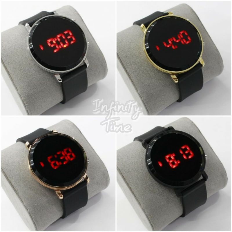 DC C ( C030 ) JAM TANGAN LED DEWASA MODEL BULAT / HARGA GROSIR / TIDAK BISA MEMILIH