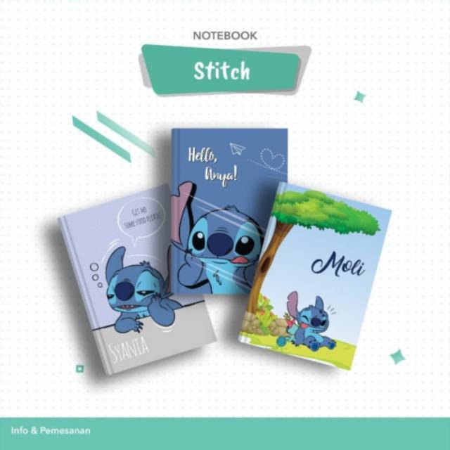 

Notebook Custom Nama | Jurnal | Diary | Buku Agenda | Notes Planner | Catatan Stitch