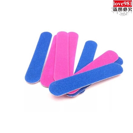 1Pcs Kikir Kuku Mini Dua Sisi untuk Manicure nail kuku Manicure tools