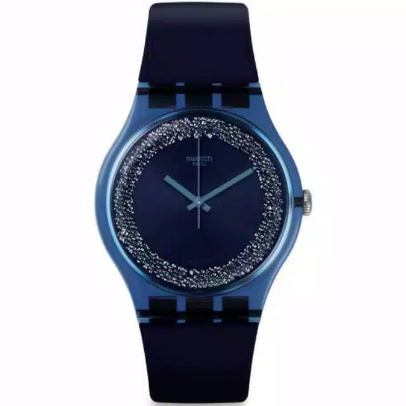 Jam tangan Swatch original analog SUON134 swatch BLUESPARKLES