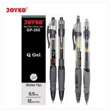 Pulpen / Bulpen Gel Joyko Q Gel GP-265 Model Cetek Isi 12 Pcs