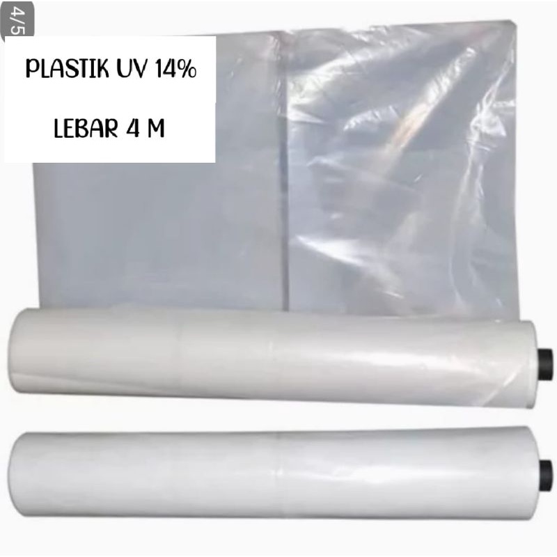 Plastik UV lebar 4 meter 200 micron