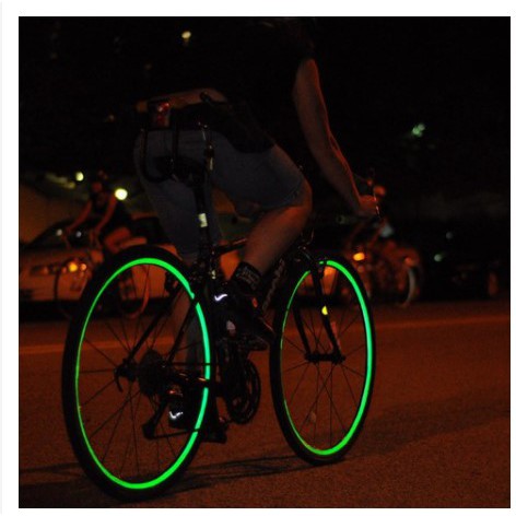 [STIKERRODA] - Bicycle Wheel Reflective Sticker / Stiker Roda Sepeda 8 Strip