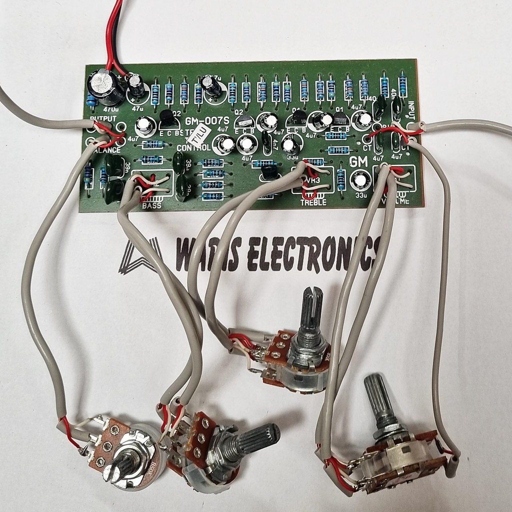 kit tone control stereo GM 007S